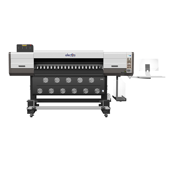 Aleron Eco-Solvent Latest Multicolor Digital Sticker Printing Machine Ultra i3200 1704