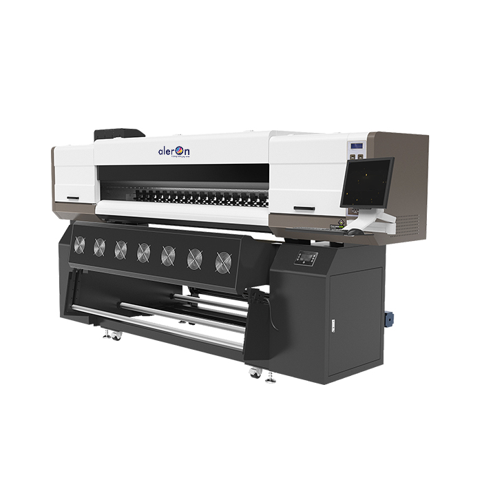 Aleron Eco-Solvent Latest Multicolor Digital Sticker Printing Machine Ultra i3200 1908