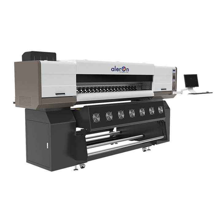 Aleron Eco-Solvent Latest Multicolor Digital Sticker Printing Machine Ultra i3200 1908