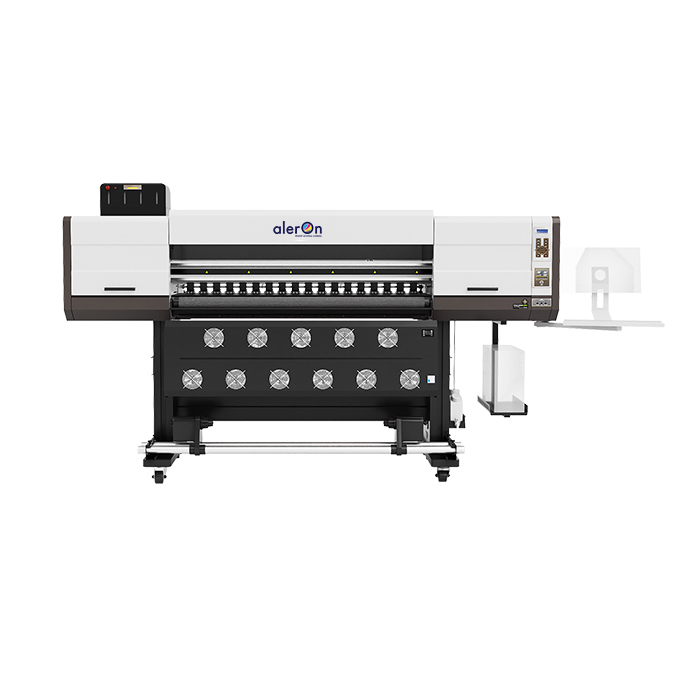Aleron Eco-Solvent Latest Multicolor Digital Sticker Printing Machine Ultra i3200 1706