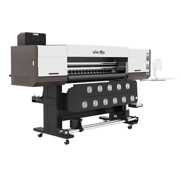 Aleron Eco-Solvent Latest Multicolor Digital Sticker Printing Machine Ultra i3200 1706